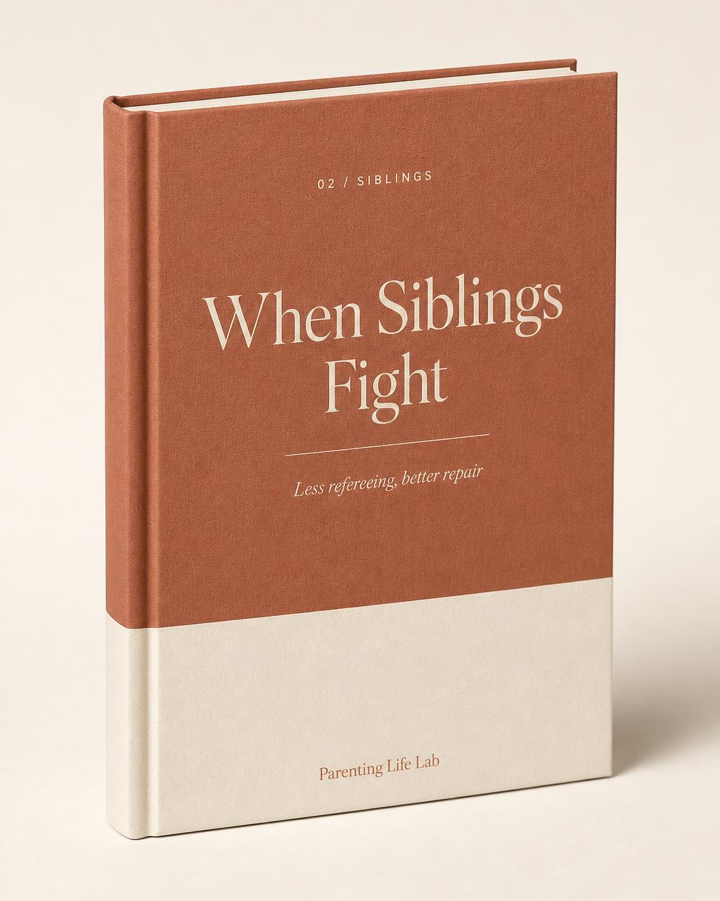When Siblings Fight workbook