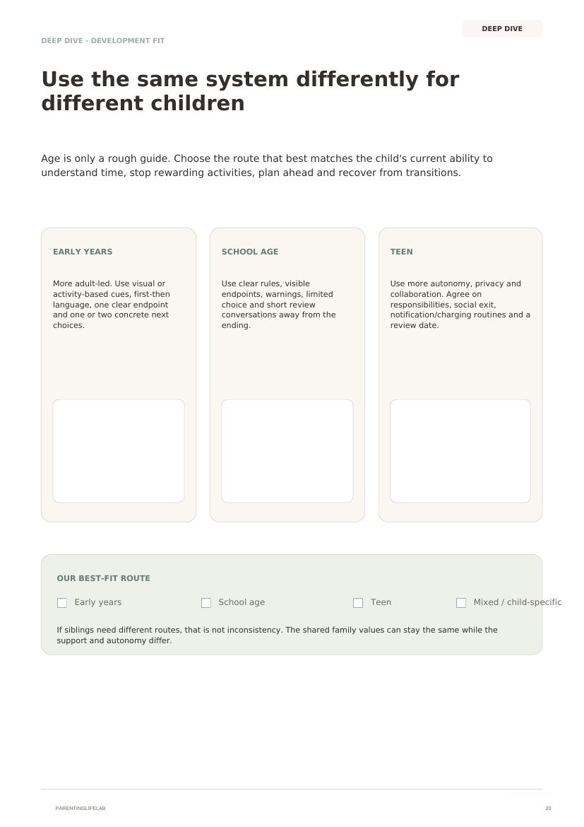 Building a family screen plan you can actually keep